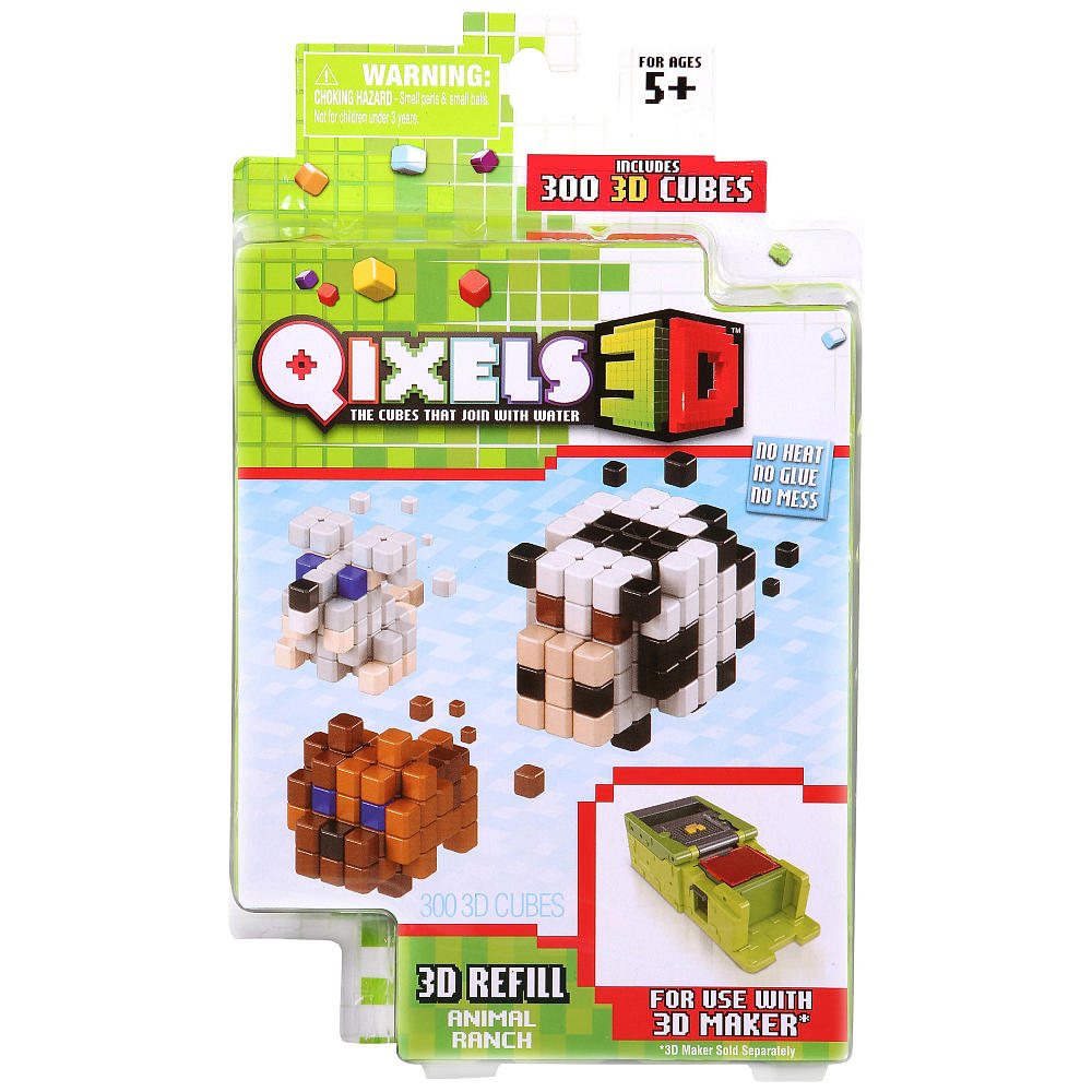 Дополнительные наборы для 3D Принтера из серии Qixels 3d  